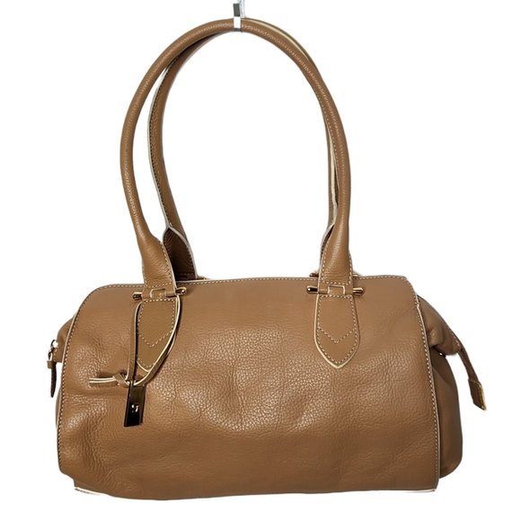 Etienne Aigner, Camel, Leather, Shoulder Bag - Picture 1 of 16